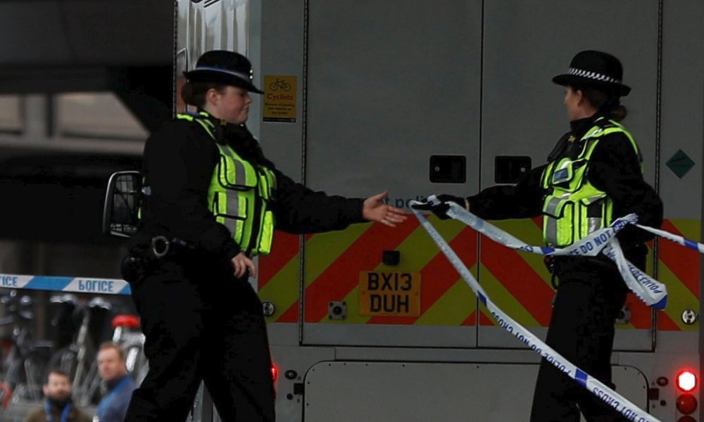 Three small bombs sent to London airports, rail station