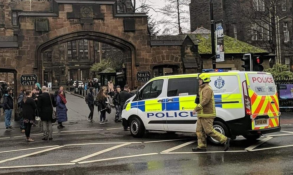 UK police evacuate two universities due to suspicious packages