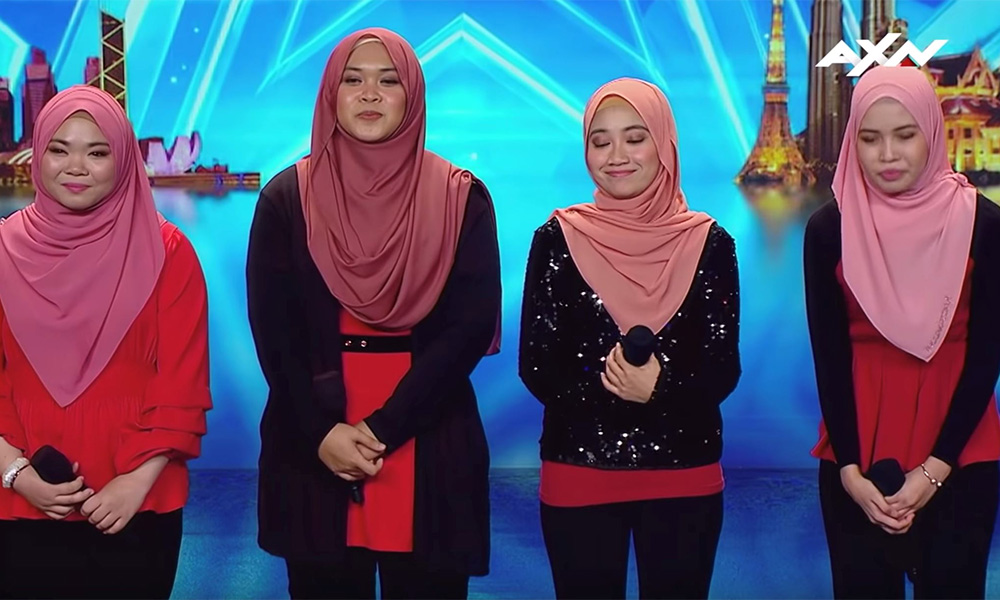 4 gadis berhijab ke pusingan akhir Asia's Got Talent