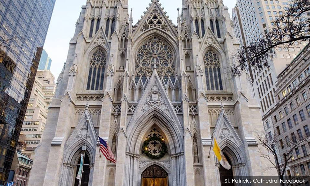 Man caught in New York cathedral with full gas cans, lighters