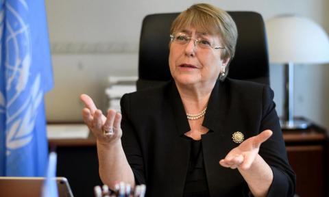 Image result for U.N. rights boss condemns Saudi Arabia's beheading of 37 men