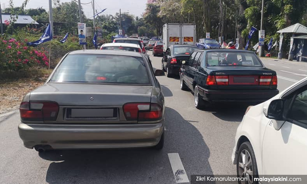 Trafik pagi: Arah Tapah ke Gopeng perlahan