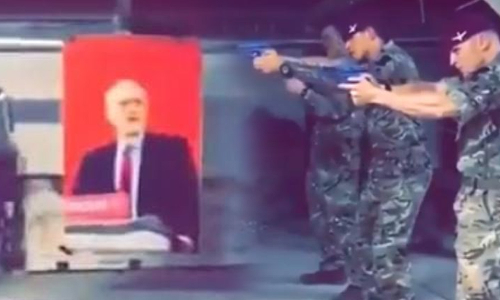 British troops criticised for Corbyn ‘target practice’ video