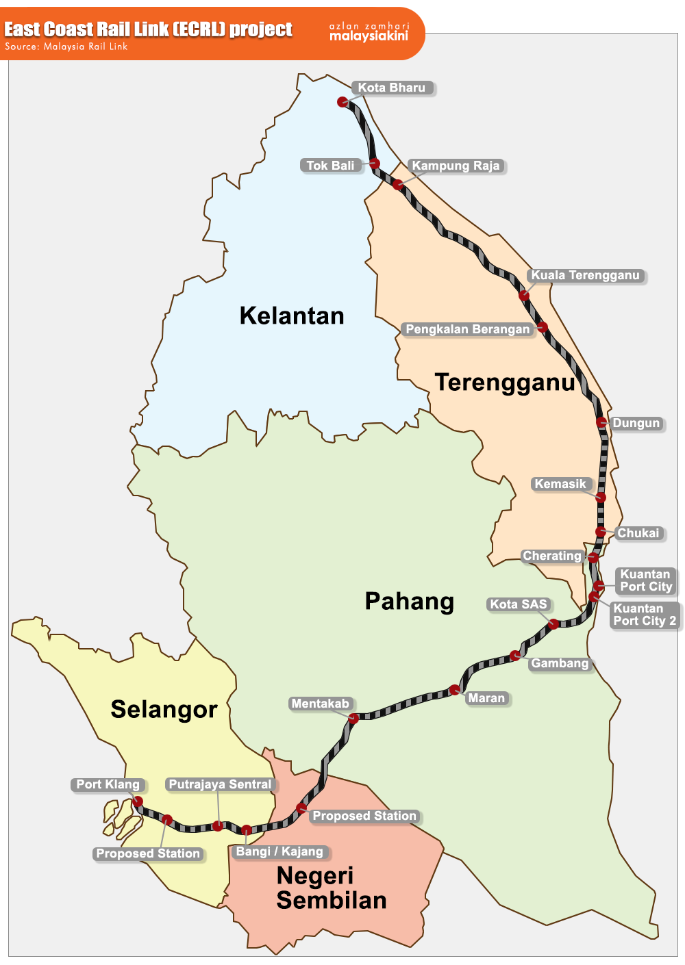 Ecrl New Route Map Mahathir Explains Why Ecrl Realigned To The South