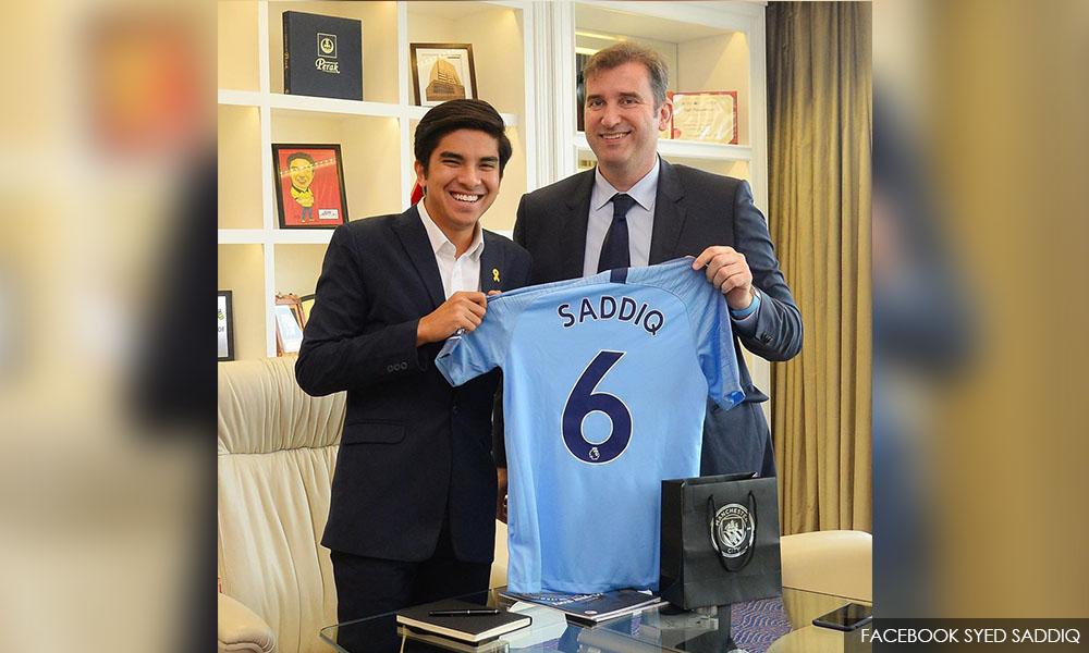 Syed Saddiq yakin kerjasama dengan Man City jadi kenyataan