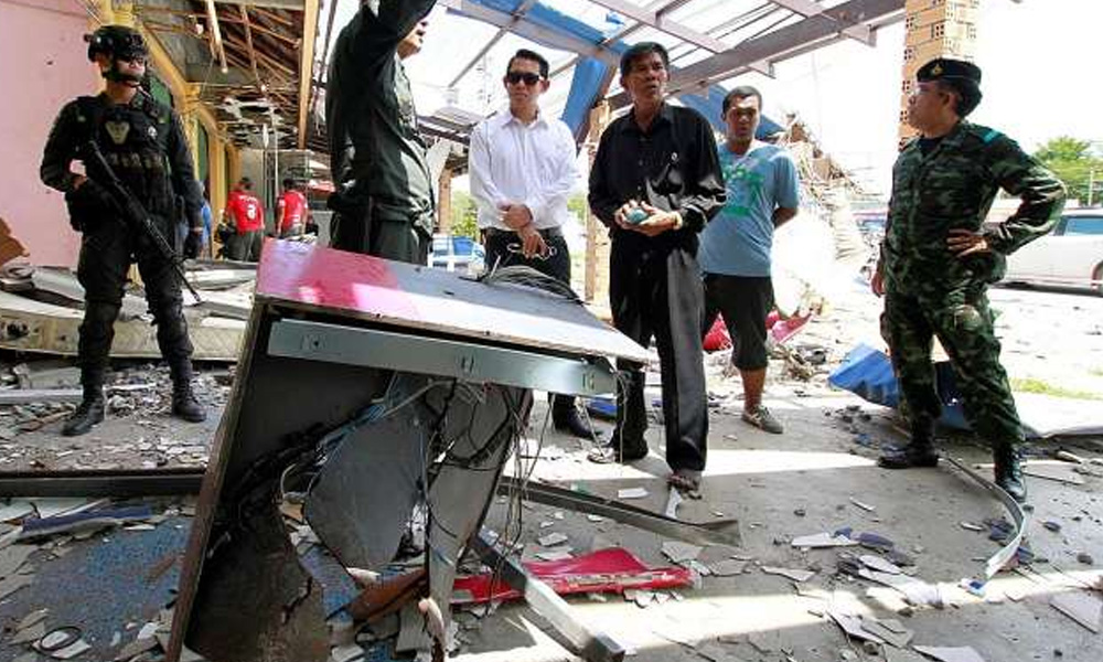 Policeman killed, four injured in Songkhla bombing