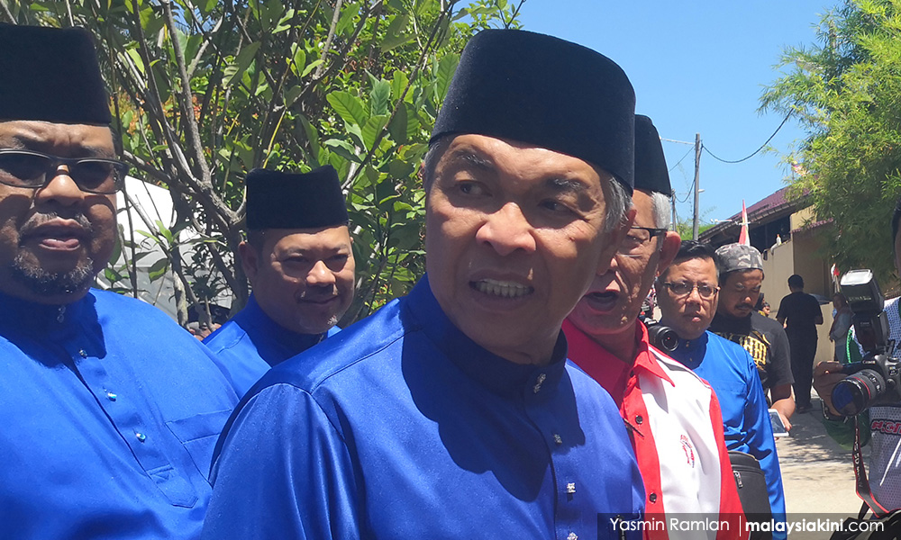 Parti baru? Tanya orang yang jalankan tugas presiden, kata Zahid