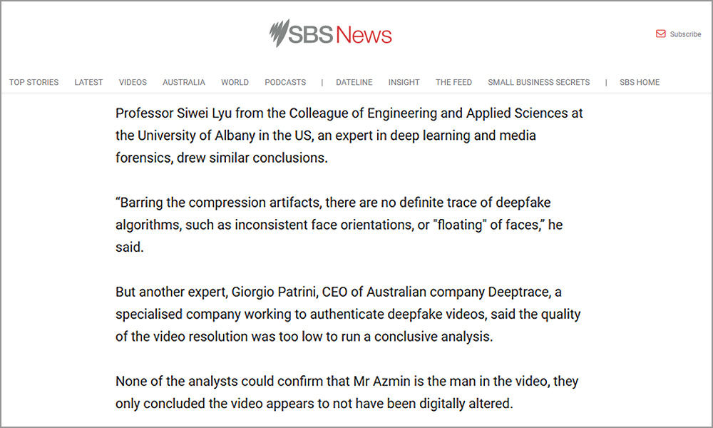 1000px x 600px - Sex videos do not appear to be altered' - Aussie news report ...