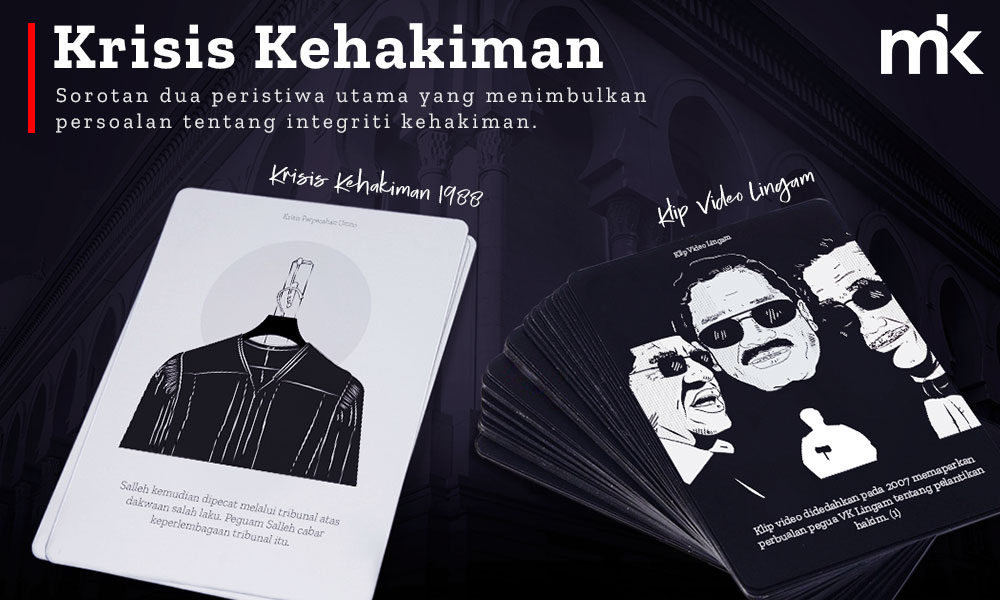 Krisis kehakiman: Konflik 1988 dan klip video Lingam