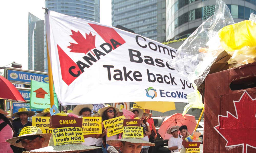 Ship carrying waste arrives back in Canada from the Philippines