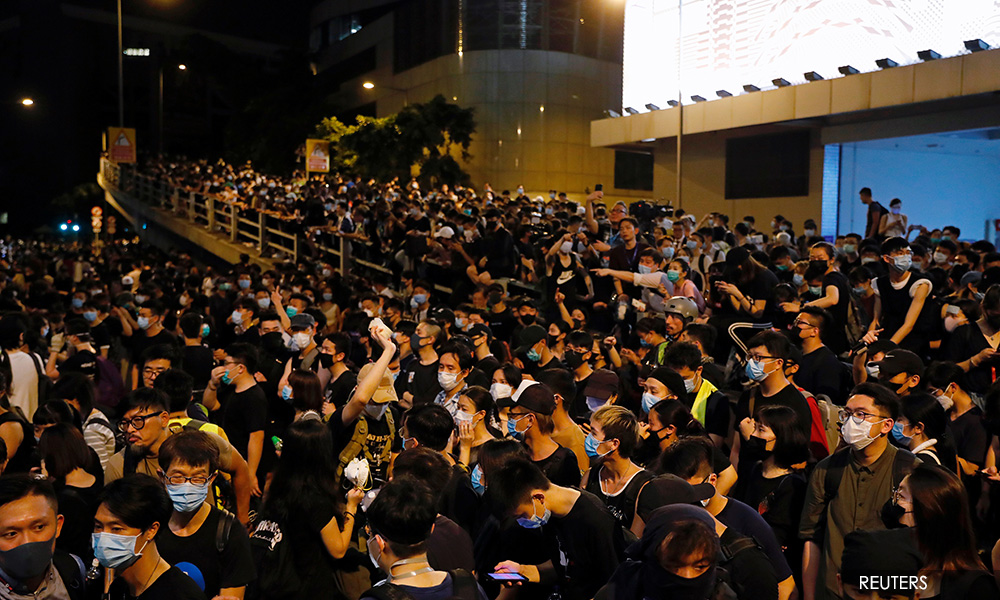 Protests rock Hong Kong as activists seek a voice at G20