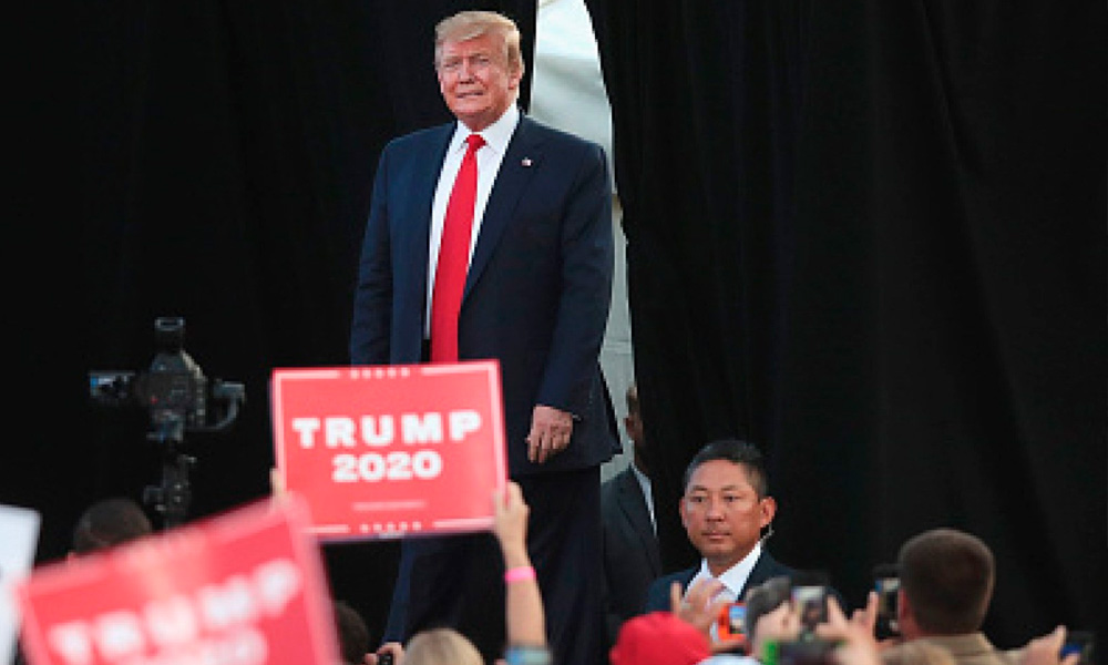 Presiden Trump buat lawak