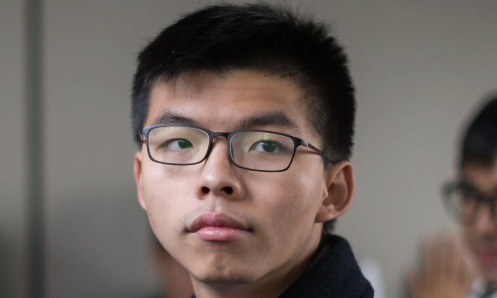 Hong Kong activist Joshua Wong seeks US support for protests