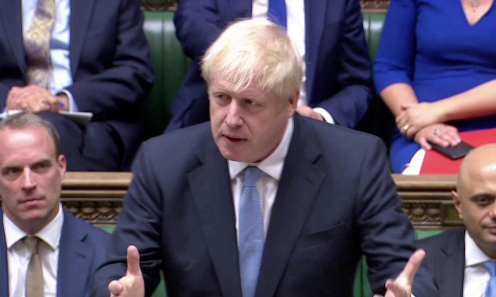 UK's Johnson tells Germany and France: do a Brexit deal