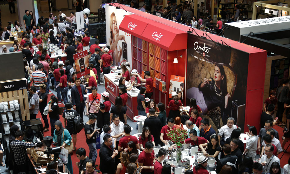 Over 10,000 coffee lovers chased after ARISSTO Coffee and TeaPresso