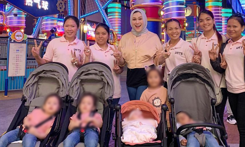 Zizie nafi serah tugas jaga anak pada pengasuh