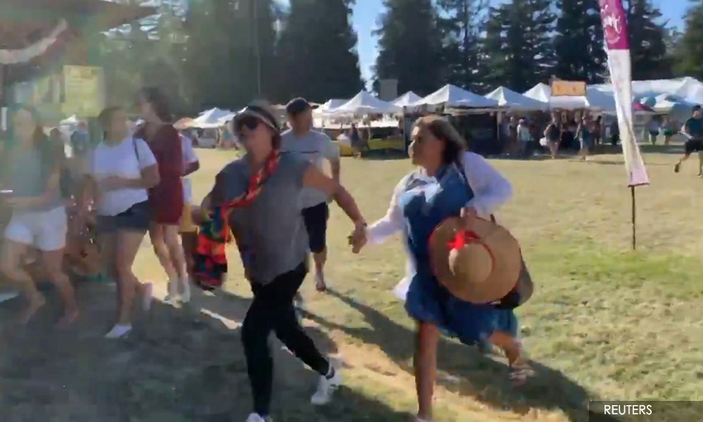 Four people including gunman killed in shooting at California food festival