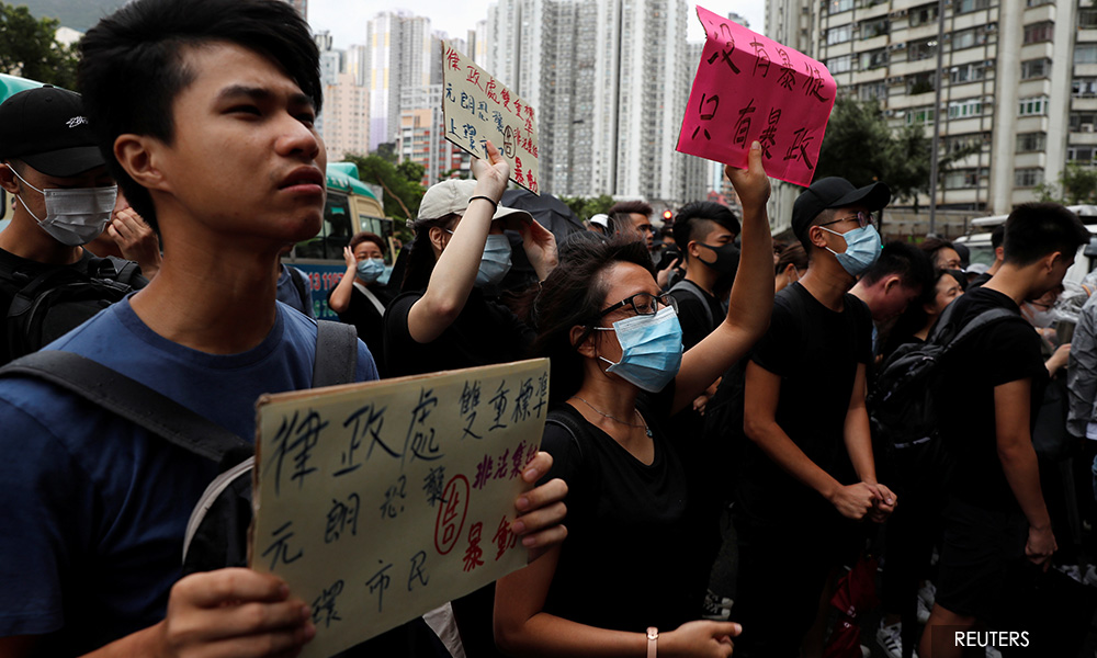 China's Hong Kong PLA garrison releases video with scenes of 'anti-riot ...