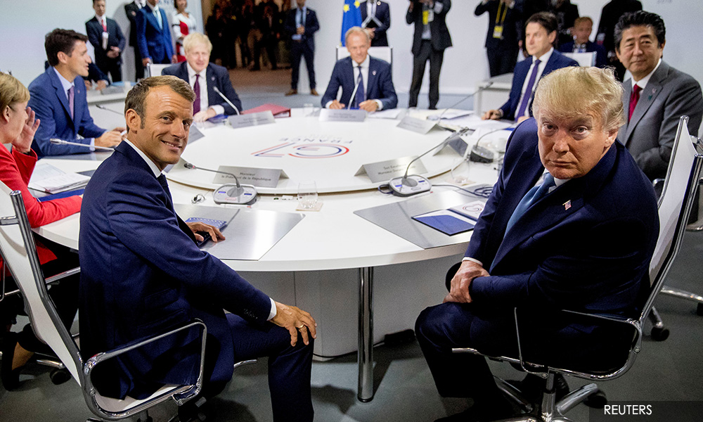 G7 leaders give Macron nod to send message to Iran