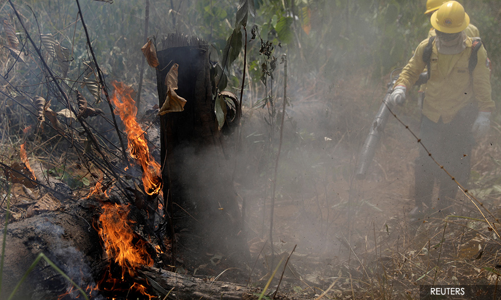 Brazil's neighbors call for meeting and Amazon pact as fires rage