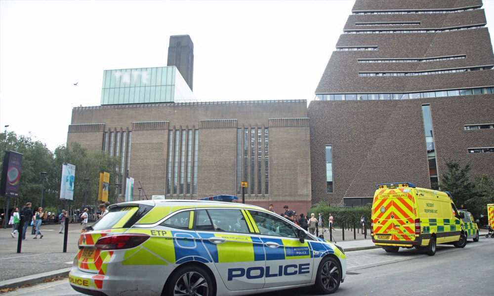 Six-year-old boy critical after being thrown off 10th floor of London art gallery