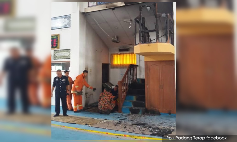 Police arrest suspected mosque arsonist in Padang Terap