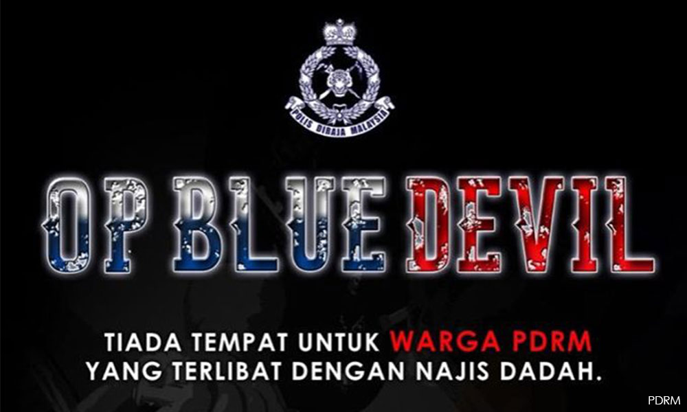 Polis gegar anggota sendiri hisap dadah