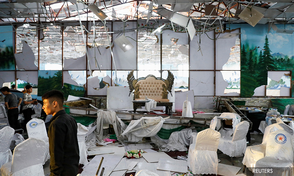Afghan wedding suicide blast kills 63, wounds 182