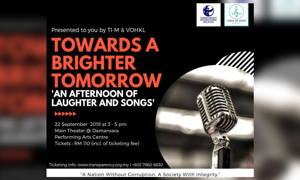 Corruption awareness concert on Sept 22