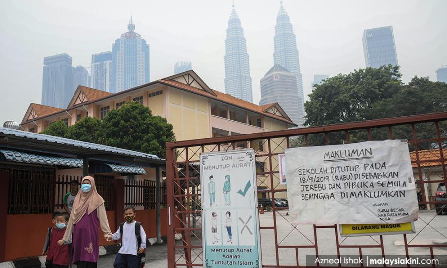 Malaysiakini Haze Over 1 400 Schools Closed Nationwide