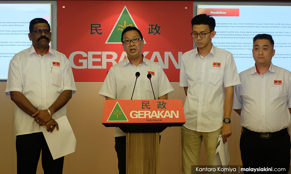 Mental health allocation in Gerakan's Budget 2020 wish list