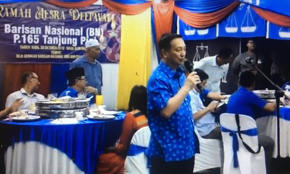 Wee Jeck Seng 'panaskan enjin' di majlis Deepavali