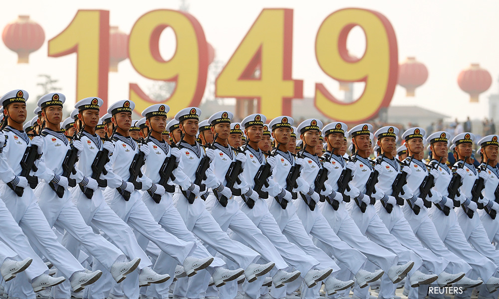 China Flexes Military Muscle To Mark 70 Years Of Communist Rule