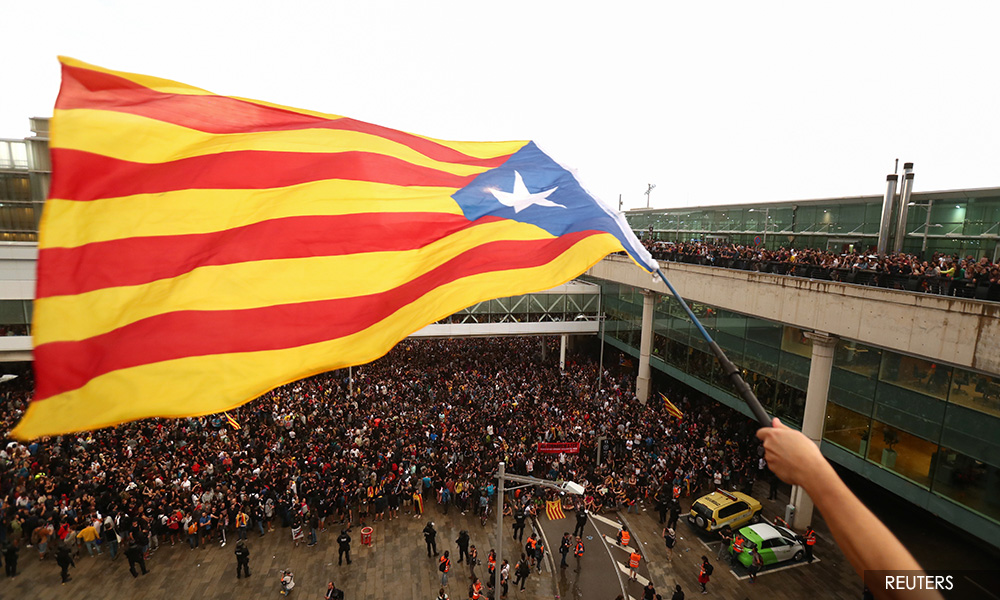 Spain Jails Catalan Separatist Leaders, Sparking Protests, Clashes