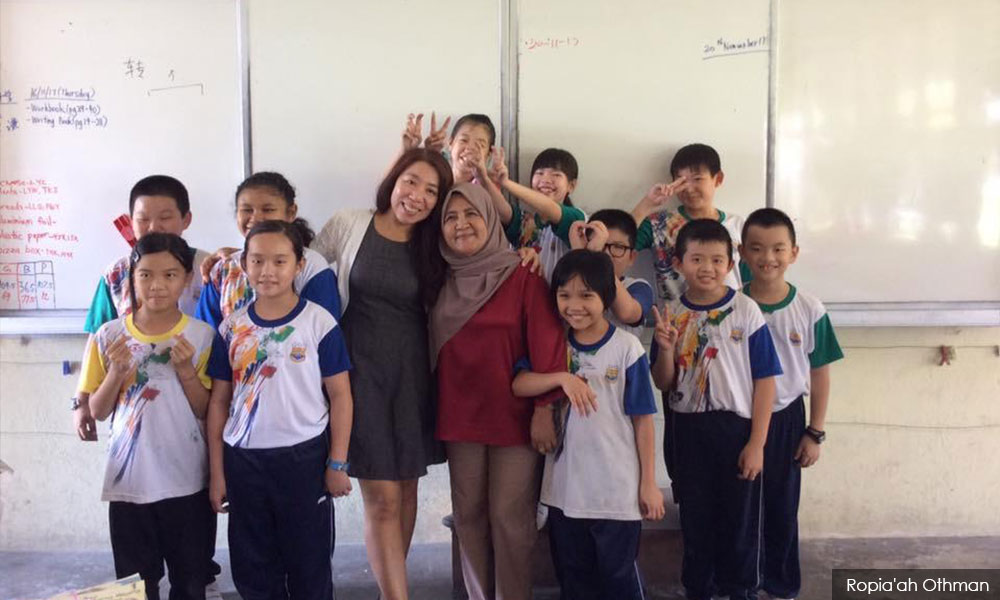 Bekas guru ajar bahasa Mandarin di kelas al-Quran