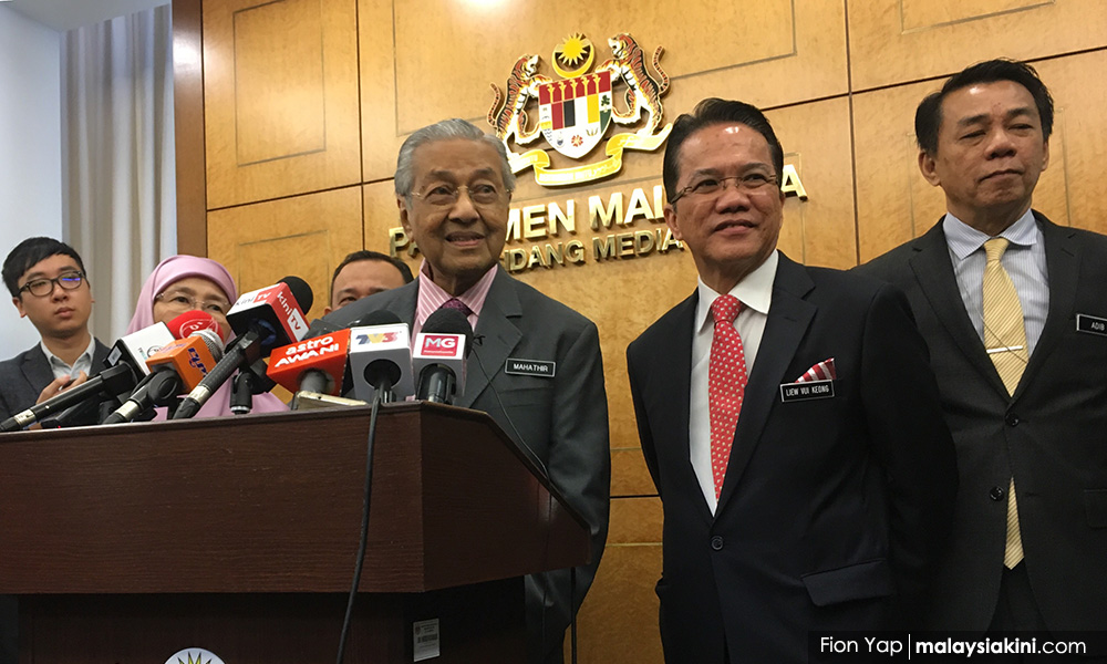 Dr M: Peruntukan masa p’raya kecil cuma kebetulan