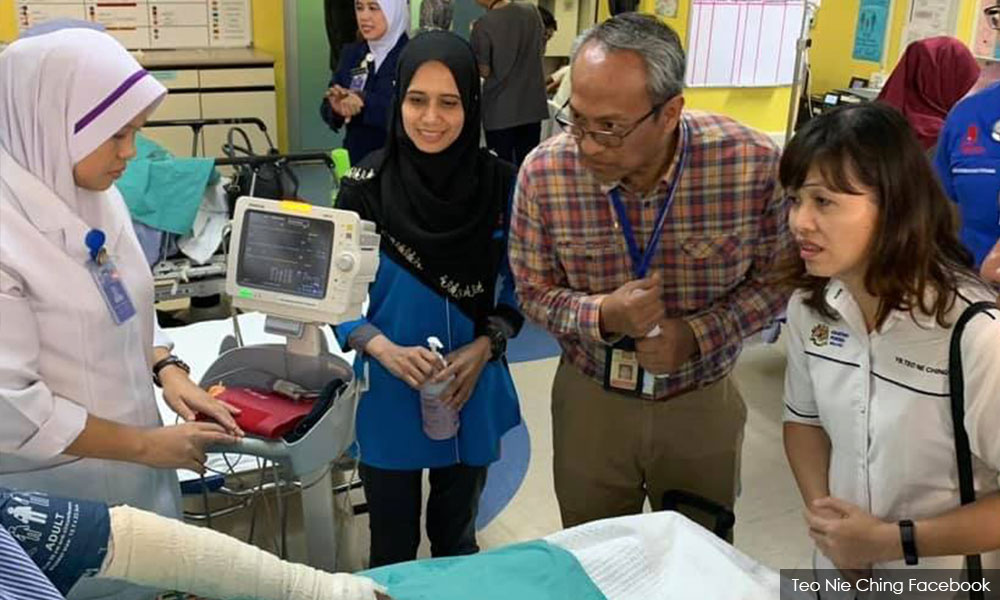 Belon helium meletup: Rawat mangsa keutamaan ketika ini, kata timb menteri