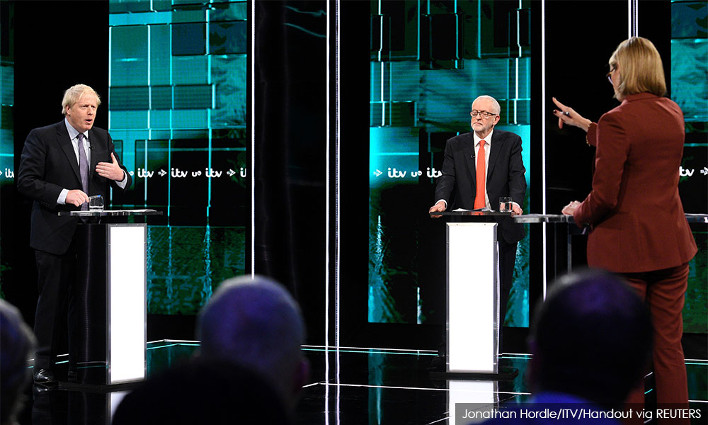Johnson, Corbyn wage Brexit battle in final debate before UK election
