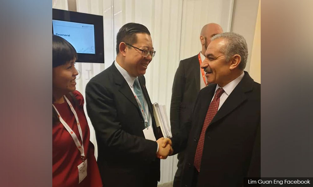 Guan Eng bertemu PM Palestin, zahirkan sokongan DAP