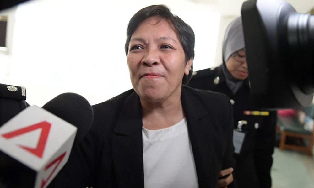 Nenek Australia lepas, bebas dari tali gantung
