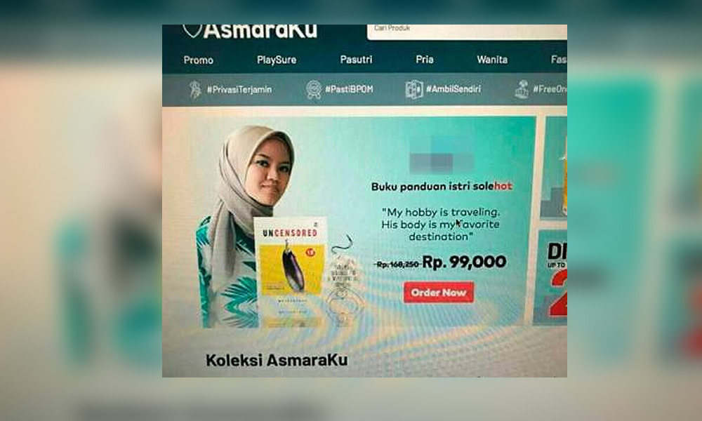 Iklan buku panduan isteri 'Solehot' muncul bersama kondom