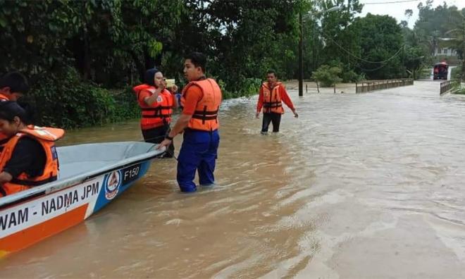 Mersing, Kota Tinggi dijangka banjir jika air pasang 25 Dis