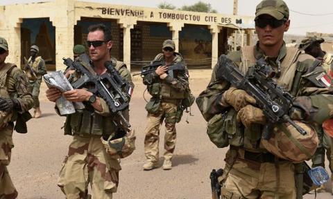 Image result for French forces killed 33 militants in Mali- President Macron