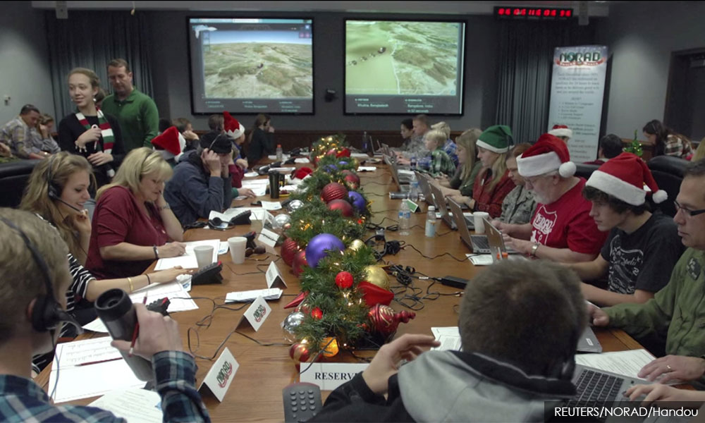 US military tracking Santa, and 'Christmas gift' from North Korea