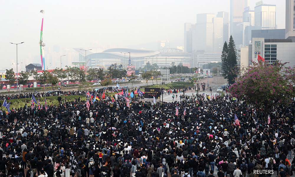 Hong Kong braces for protests over Christmas holidays