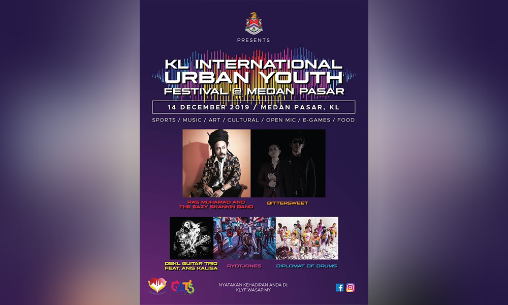 Bittersweet, Ras Muhamad meriahkan KL International Urban Youth Festival