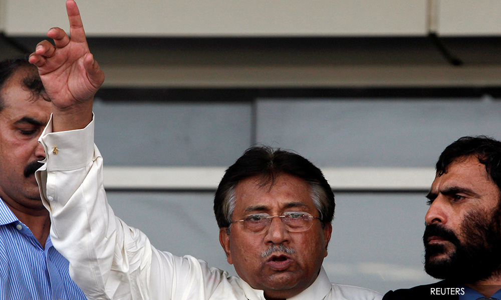Pakistan's Musharraf calls death sentence a 'personal vendetta'