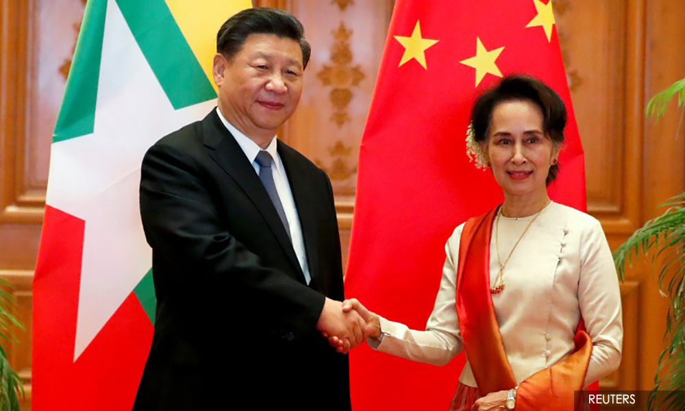Myanmar, China ink deals to accelerate Belt and Road as Xi courts isolated Suu Kyi
