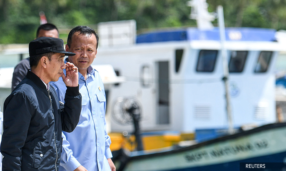 Indonesia's president visits island in waters disputed by China