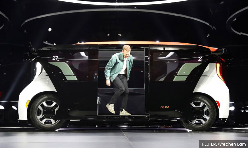 GM's Cruise unit unveils driverless prototype vehicle for ride-sharing service